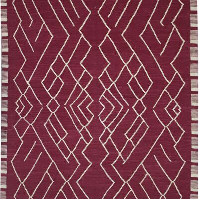 Kilim moderne tissé à la main fin-72105