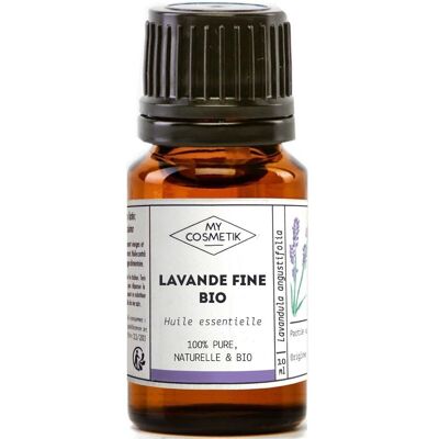 Olio essenziale di lavanda BIO (AB) - 10 ml con scatola