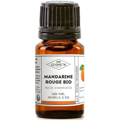 Olio essenziale di Mandarino Rosso Biologico (AB) - 10 ml con astuccio