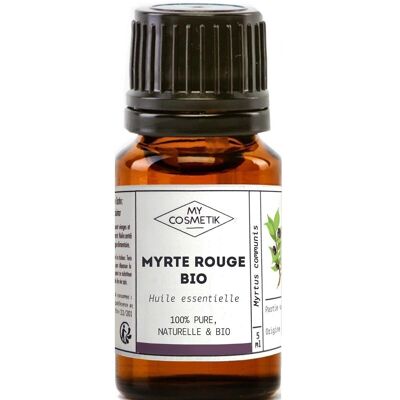 Organic Red Myrtle essential oil (AB) - 10 ml with box