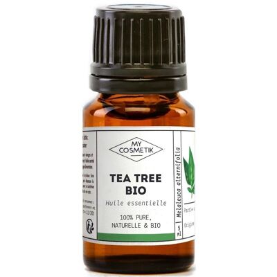 Olio essenziale di Tea tree biologico (AB) - (tea tree) - 10 ml con scatola