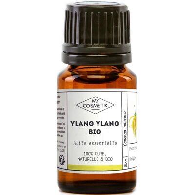 Aceite esencial de Ylang Ylang orgánico - AB (completo) - 10 ml con caja