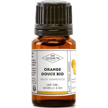 Huile essentielle d'Orange douce BIO (AB) - 10 ml avec boite 1
