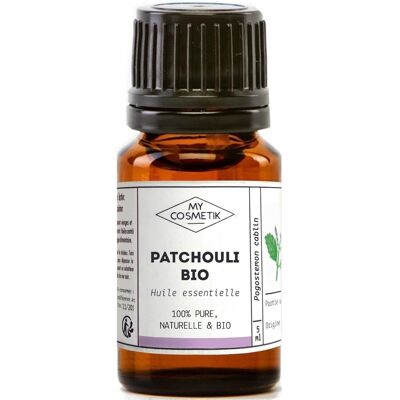 Organic Patchouli essential oil (AB) - 10 ml with box