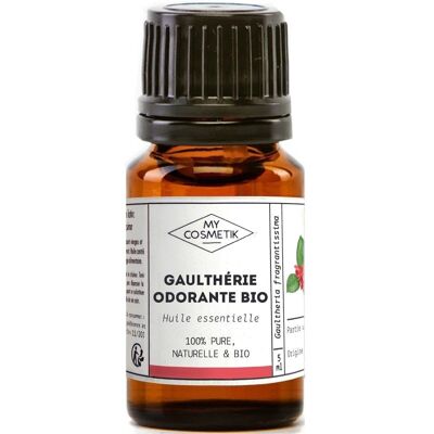 Aceite esencial de Gaulteria orgánico - 10 ml con caja
