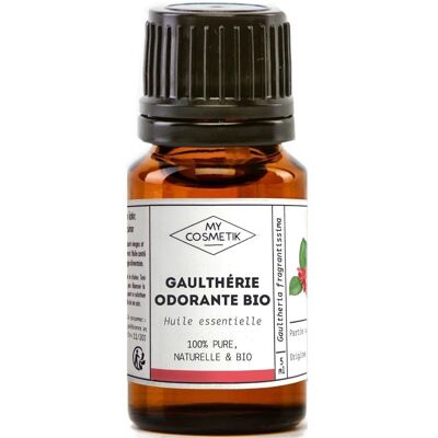 Olio essenziale di Wintergreen biologico - 10 ml con scatola