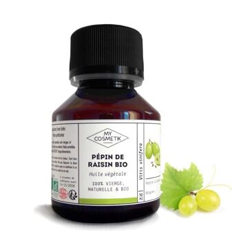 Huile de Pépin de Raisin BIO - 50 ml 2