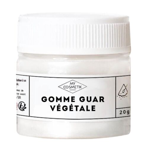 Gomme Guar végétale - 20 g - en pot cristal