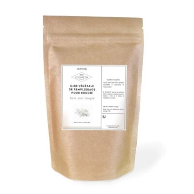 Cire végétale de remplissage pour bougie - 200 g - en sachet kraft