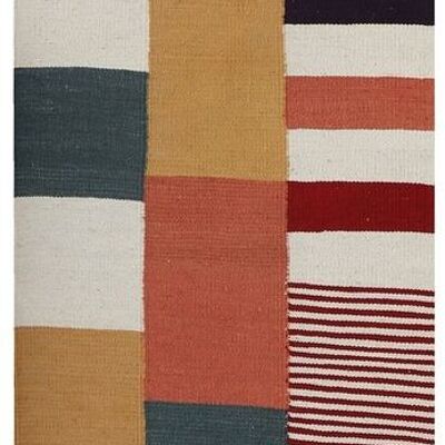 Fin Kilim moderne tissé à la main-73902