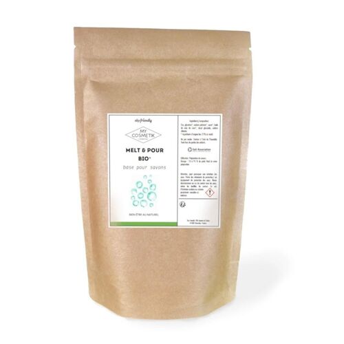 Melt & Pour certifié BIO - 200 g - en sachet kraft