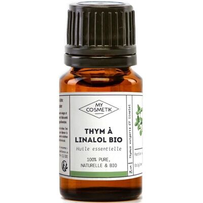 Huile essentielle de thym à linalol BIO (AB) - 10 ml avec boite