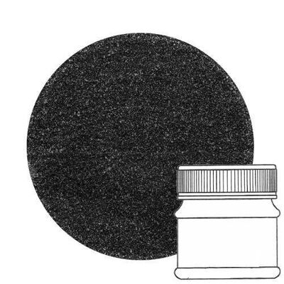 Ossido nero - pigmento naturale - 10 g - in vaso di cristallo