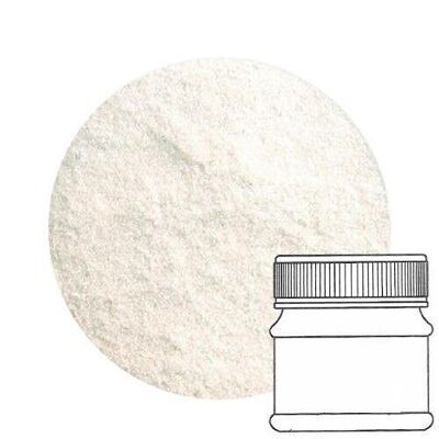 Ossido bianco - pigmento naturale - 10 g - in vaso di cristallo