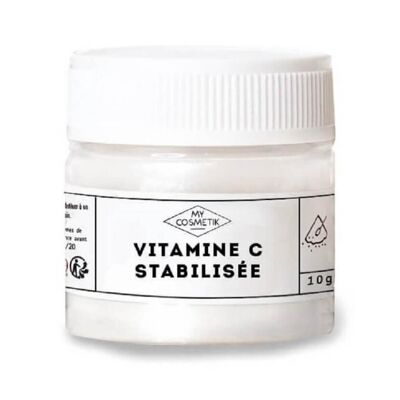 stabilized vitamin C - 10g - 10 g - in crystal jar