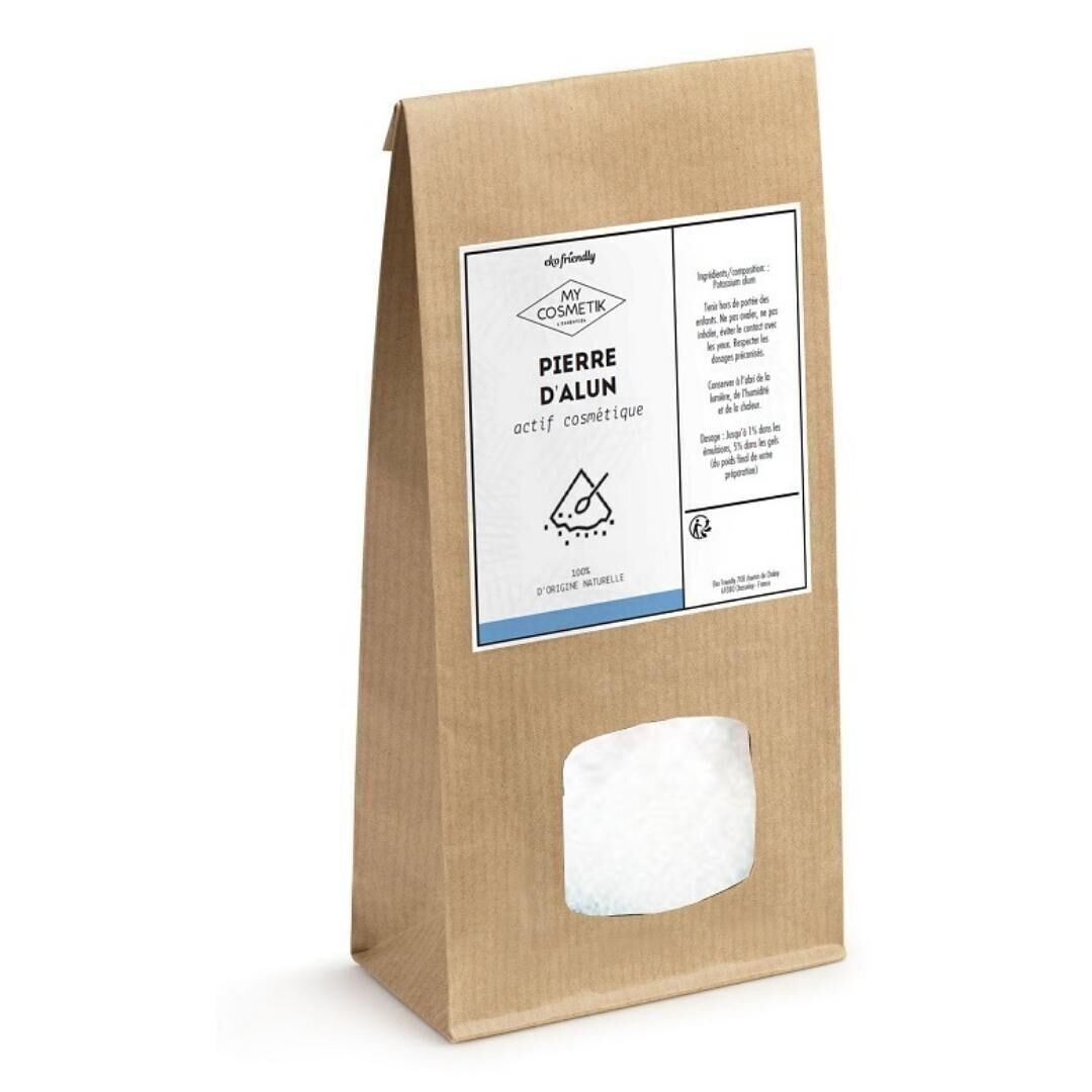 Polvere di pietra di allume - 100 g - in sacchetto kraft