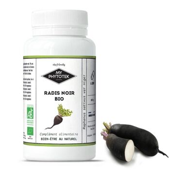 Gélules radis noir BIO - pillulier petite taille - 90 gélules 1