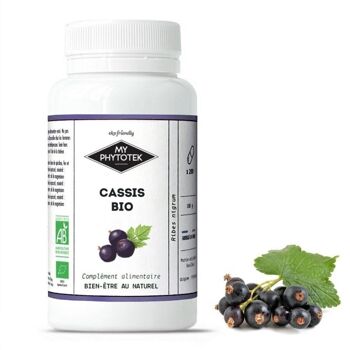 Gélules cassis BIO - pillulier grande taille - 200 gélules 1