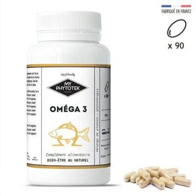 Omega-3-Kapseln - kleine Pillendose