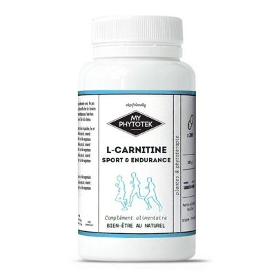 L-Carnitine capsules - small pill box - 90 capsules