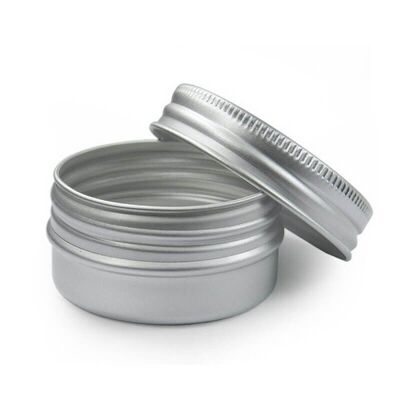Empty aluminum jar 15 ml