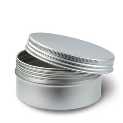 Empty aluminum jar 50 ml