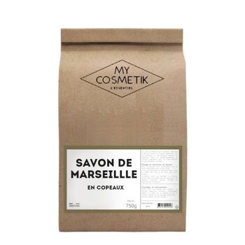 Savon de Marseille en copeaux - 750 g en sachet kraft 1