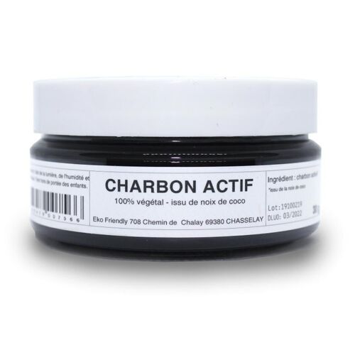 Charbon actif en poudre très fine - super activé - 30 g