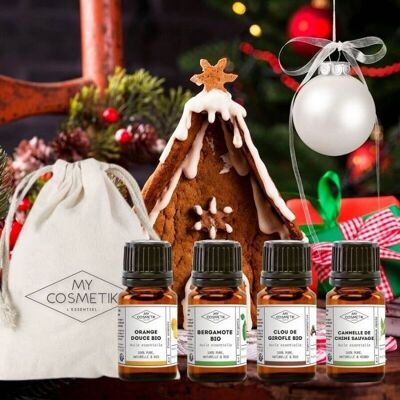 Diffusion pack "Christmas spirit N°1": gingerbread & cocooning - 5 ml