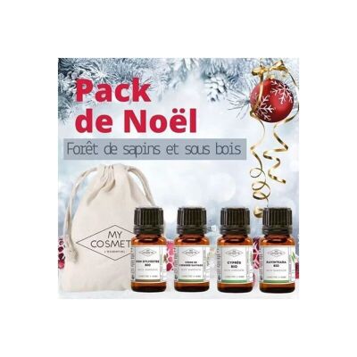 Paquete de difusión "Espíritu navideño N°2": bosque de abetos y sotobosque - 5 ml