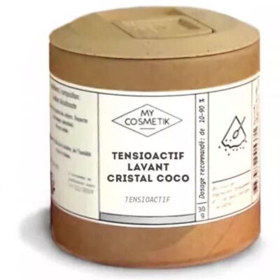 Tensioactivo limpiador - cristal de coco - 30 g - en bote de verduras