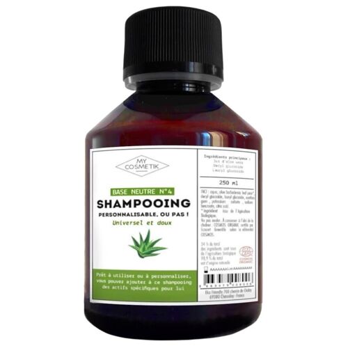 Base shampooing neutre personnalisable - 250 ml