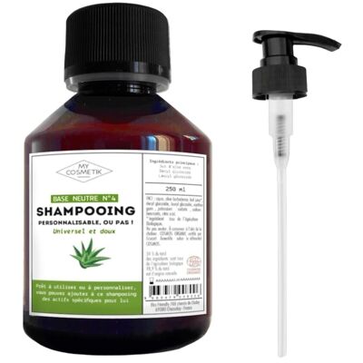 Customizable neutral shampoo base - 250 ml + pump