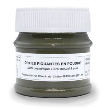 Orties piquantes en poudre - 10 g - en pot cristal 1