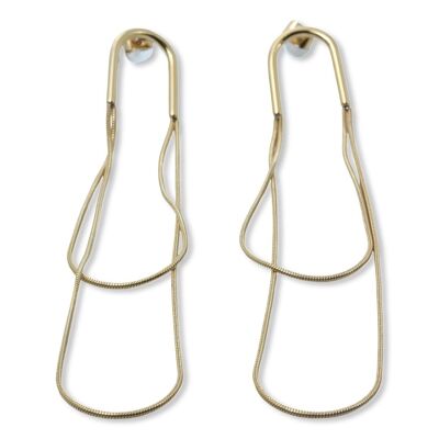 SST7014-86 Boucles d'oreilles Acier inoxydable