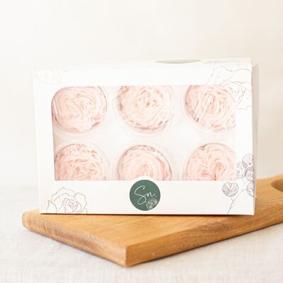 Dried flowers - Preserved Romance Roses X6
