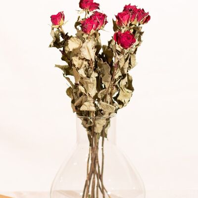 Dried flowers -Red roses