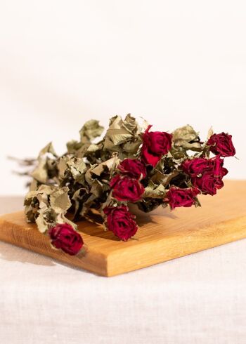 Fleurs séchées - Roses rouges 4