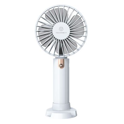 TECHANCY Ventilateur portatif, mini ventilateur rechargeable USB