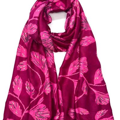 foulard motifs petit ginko