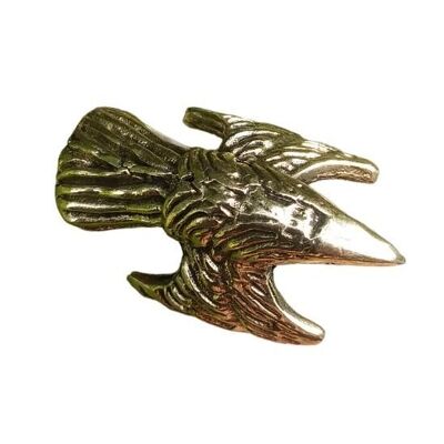 Anillo de dedo de motociclista unisex Flying Eagle Brass