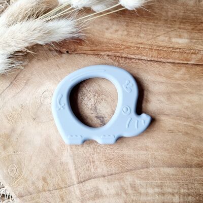 Teether Elephant - Gray Blue