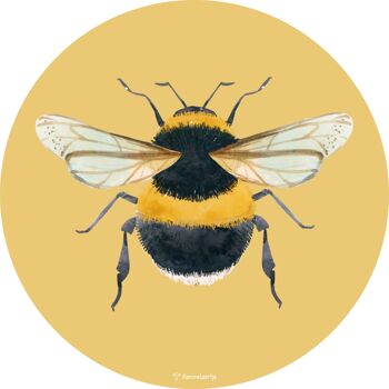 Sticker mural ⌀50cm - Abeille