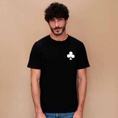 ACE OF CLUBS BLACK T-SHIRT