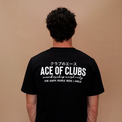 ACE OF CLUBS SCHWARZES T-SHIRT