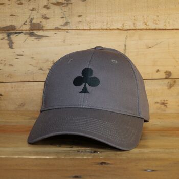 CASQUETTE DARK GREY ♧ NOIR 2