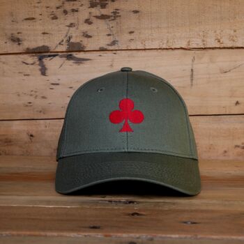 CASQUETTE KAKI ♧ ROUGE 1