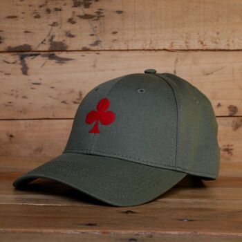 CASQUETTE KAKI ♧ ROUGE 3