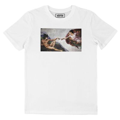 Manga-T-Shirt – DBZ God – Unisex weiß