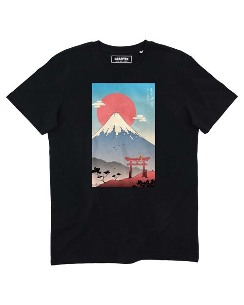 T-shirt Ikigai Mont Fuji - Tee-shirt artistique japonais